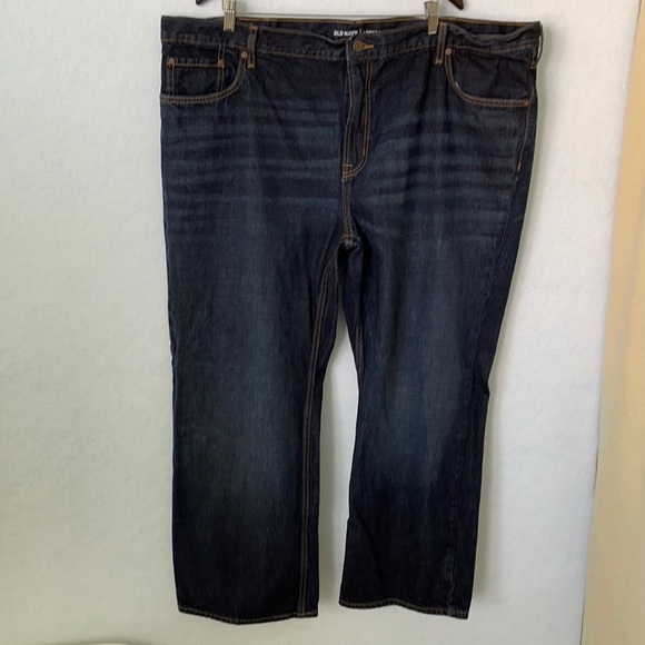 Old Navy Other - Old Navy Dark Wash Loose/Ample Straight Leg Jeans